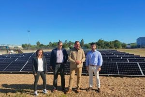 Cubierto el 100% del consumo energético diurno de la EDAR de Mérida con energía solar