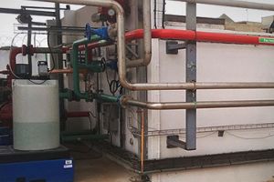 Desinfección de las aguas de consumo de la fábrica de Nestlé en Senegal