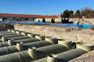 Amiblu participa en la ejecuci&oacute;n  del Tanque de Tormentas de  Ciempozuelos en Madrid