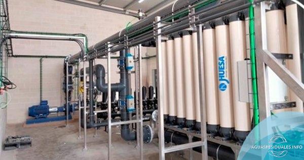 Planta de tratamiento de aguas de aporte industrial basada en ultrafiltración para el sector limpieza