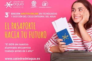 3a edición Máster On-lline en Tecnologías y Gestión del Ciclo Integral del Agua