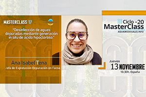 MasterClass 17 - Desinfección de aguas depuradas mediante generación in situ de ácido hipocloroso