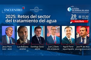 ENCUENTRO ONLINE "2025: Un año de grandes retos para el sector del tratamiento del agua"