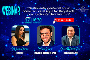 Webinar "Gestión inteligente del agua: cómo reducir el Agua No Registrada con la solución de Kamstrup"