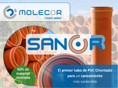 Sistema de saneamiento en PVC corrugado SANOR&reg;