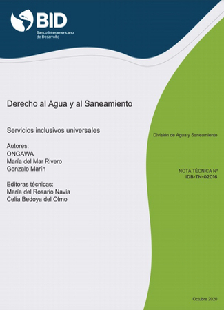 Derecho al Agua y al Saneamiento: Servicios inclusivos universales