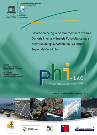 Desalación de agua de mar mediante sistema de Osmosis Inversa y Energía Fotovoltaica para provisión de agua potable