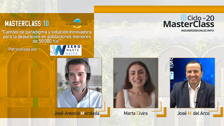 MasterClass 10 "Cambio de paradigma y solución innovadora para la depuración en poblaciones menores de 50.000 h.e."