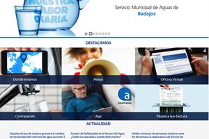 Aqualia estrena nueva web en Badajoz