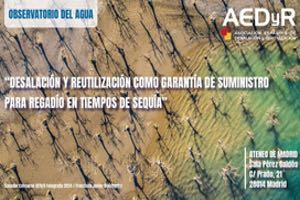 ESAMUR abordará la importancia de la reutilización del agua en la agricultura, en un foro de AEDyR