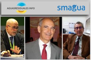 Rafael Mantecón, Rafael Mujeriero y Juan Antonio Cortacans; Premios AGUASRESIDUALES.INFO a la Carrera Profesional 2017
