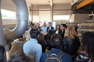 El Grupo de Trabajo de Reutilización de Agua de la UE visita los avances en depuración implantados en Murcia