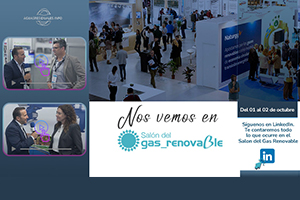 AGUASRESIDUALES.INFO, presente en el "5º Salón del Gas Renovable" de Valladolid