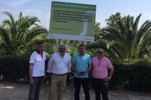 La Diputación de Jaén inicia las obras para mejorar la evacuación de las aguas residuales de Villanueva de la Reina
