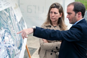 Continúan las obras para la mejora del saneamiento de Ermua Mallabia en Bizkaia