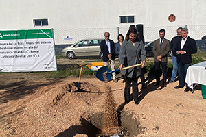 Comienzan las obras del ramal de Lantejuela para la mejora del abastecimiento en alta de la Sierra Sur de Sevilla