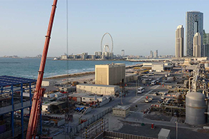 La desalinizadora por ósmosis inversa de Jebel Ali de ACCIONA, ya produce a pleno rendimiento y suministra agua a Dubái