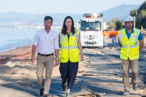 Acosol lleva a cabo una actuación de emergencia en el colector principal de saneamiento de la Costa del Sol Occidental
