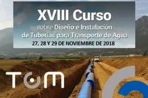 Molecor participará en el XVIII Curso sobre Diseño e Instalación de Tuberías para el transporte de agua