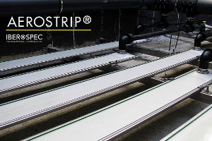 IBEROSPEC suministra difusores planos AEROSTRIP&reg; para el proceso ELAN&reg; de AQUALIA