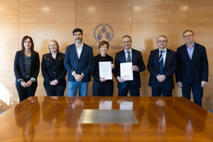 La Universitat de Val&egrave;ncia y Global Omnium refuerzan su alianza estrat&eacute;gica en formaci&oacute;n e innovaci&oacute;n con la firma de un nuevo convenio