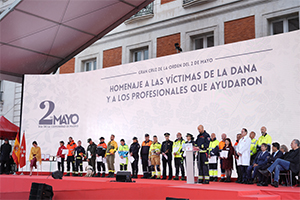 Canal de Isabel II, homenajeada junto a los equipos regionales que han intervenido en las situaciones de emergencia