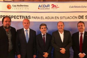 El Rotary Club Elche reúne a expertos para hablar sobre las perspectivas para el agua en situación de sequía