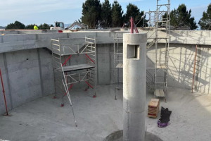 Las obras de la nueva depuradora de A Illa de Arousa, en Pontevedra entran en su recta final