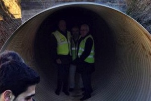 Contin&uacute;an las obras de los nuevos colectores de Badajoz donde se han invertido casi 25 millones de euros