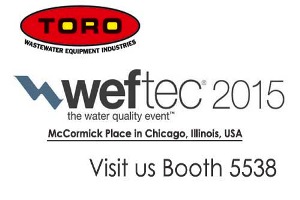 Toro Equipment expondrá sus equipos para el tratamiento del agua en WEFTEC 2015 en USA