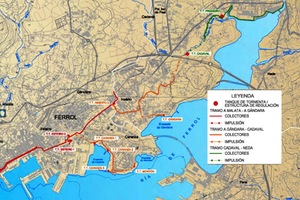 ACUAES celebra la comisión de seguimiento de las obras del saneamiento de la Ría del Ferrol
