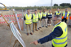 Avanzan al 90% las obras que conectarán cuatro municipios granadinos con la EDAR Los Vados