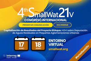 El evento final del proyecto IDIaqua, SmallWat21v, se celebra los días 17 y 18 de junio en un entorno virtual