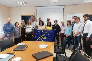 Reuni&oacute;n inicial del proyecto "LIFE AMIA" para reutilizar las aguas residuales en el riego agr&iacute;cola y la recarga de acu&iacute;feros
