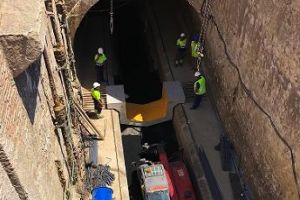 Detalles del proyecto de rehabilitación del colector emisario Puerto S-200 de Sevilla ejecutado en los años 70