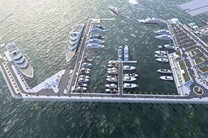 FLOVAC ha realizado el diseño del sistema de alcantarillado por vacío de la Gran Marina del Estrecho para megayates