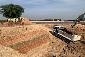 Las obras de ampliación del tanque de tormentas de la EDAR de San Javier acabarán durante el primer trimestre de 2023