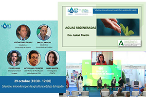 La Fundación CENTA presenta las soluciones del proyecto MENAWARA sobre regeneración de aguas para la agricultura en ExpoFare 2021
