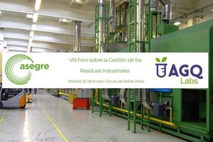 AGQ Labs Medio Ambiente patrocina la VIII edici&oacute;n del Foro de sobre la Gesti&oacute;n de los Residuos Industriales