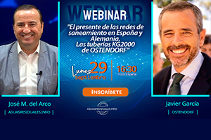 Inscríbete en el Webinar "El presente de las redes de saneamiento en España y Alemania. Las tuberías KG2000 de OSTENDORF"