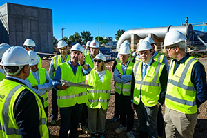Avanzan las obras de construcción de la nueva estación depuradora de aguas residuales Palma II