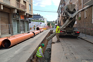 Aigües de Manresa lleva a cabo importantes obras de mejora en su red de abastecimiento y saneamiento