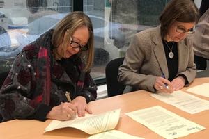 ACUAES entrega a la Xunta de Galicia la titularidad de las infraestructuras del Saneamiento de Ribeira en A Coruña