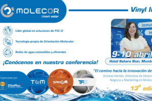 Molecor impulsa el futuro del PVC-O en Vinyl India 2026