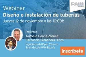 Webinar 12 de noviembre: "Diseño e instalación de canalizaciones de fundición dúctil"
