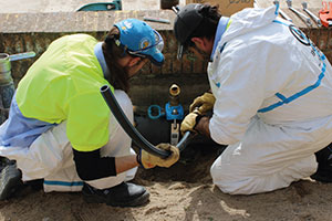 EMASESA desarrolla un sistema de válvulas automáticas para mejorar la calidad del agua en la red y evitar pérdidas