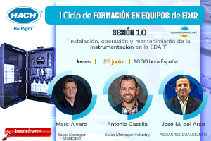 No te pierdas la Sesi&oacute;n 10 del "I Ciclo de Formaci&oacute;n online de Equipos de EDAR&rdquo; impartida por HACH