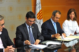 Aguas de Valencia y la UPV firman un acuerdo de tres a&ntilde;os para desarrollar conjuntamente proyectos de alta tecnolog&iacute;a en materia de agua