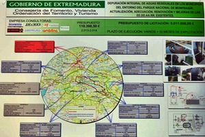 Extremadura invertirá 5,5 millones para mejorar la depuración de 9 municipios del Parque Nacional de Monfrague en Cáceres