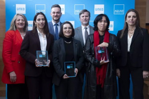 La C&aacute;tedra Aquae de Econom&iacute;a del Agua entrega los premios de Tesis Doctoral y trabajos de M&aacute;ster y Grado de 2025